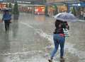 Heavy downpours and storms hit Kent