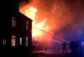 Raging fire spread to family home
