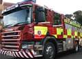 Firefighters tackle rubbish blaze