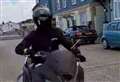Speeding moped rider smashes phone out of man’s hand