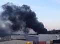 Large fire close to busy industrial estate 