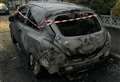 Probe after car torched in residential street