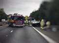 Motorway reopens after crashes