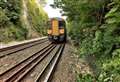 Trespasser on tracks causing train delays