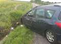 Car crashes into ditch