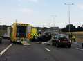 Lorry driver pulls injured woman from car after crash