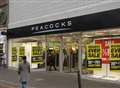 Peacocks stores around Kent