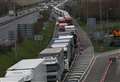 Brexit trial creates lorry queue at Eurotunnel