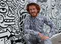 Video: Doodle Man Sam unveils new artwork