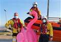 Warning issued after lifeboat tasked to rescue pink inflatable flamingo