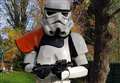 Dad battles lockdown gloom by dressing up as Stormtrooper 