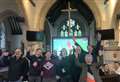 Football-hosting vicar praying for hand of God