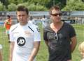 Celebs show their football skills in Maidstone