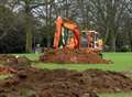 Excavation work starts at St Lawrence
