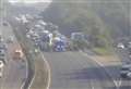 Drivers faced long delays on M25 after vehicle fire