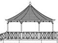 Town bandstand taking shape