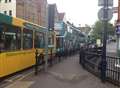 Backlog of buses after traffic light troubles
