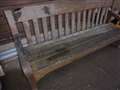 Memorial bench vandalised