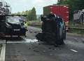 Crash involving lorries caused severe M2 delays