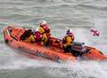 Lifeboat rushes to overwhalemed 'kayaker' 