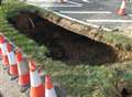 Sinkhole road could be partly reopened