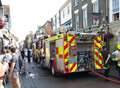 Restaurant evacuated after fire breaks out