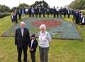 Child's winning First World War flowerbed unveiled