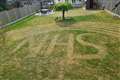 Lottery winner’s lawn art tribute to NHS after father died with coronavirus