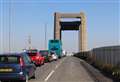 Delays as moving bridge 'stuck in the air'