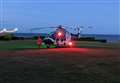 Air ambulance called as man seriously injured in seaside fall
