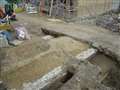 Historic defence wall uncovered in Rochester