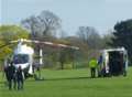 Man airlifted to hospital after park emergency