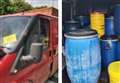 Police crackdown on fly-tipping sees vans seized