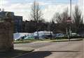 Police remove travellers from town centre car park
