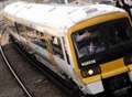 Train window smashed as carriage 'shot'