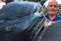 Man wraps car in cellophane as payback for blocking driveway
