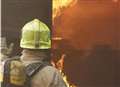 Crews tackle kitchen fire