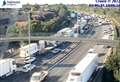 Delays on M25 after crash and broken down lorry