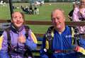 Man blinded in oil drum explosion does charity skydive 