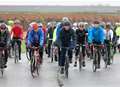 Cyclists pedal for every heartbeat
