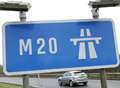 Two hurt after multi-vehicle M20 pile-up
