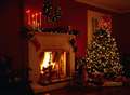 Christmas tree lights start lounge fire 