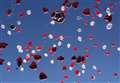 Balloons released in memory of teenager