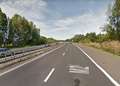 Lorry and car smash sparks motorway delays