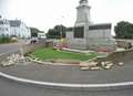 Shocking damage to memorial to war dead