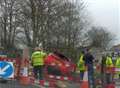 Roadworks crash driver sentenced