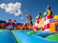 World's biggest bouncy castle hits town today