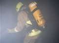 Fire crews tackle huge blaze