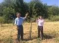 Farmer's community orchard starts to take shape 