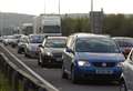 Six-mile M2 queues as roundabout gridlock continues